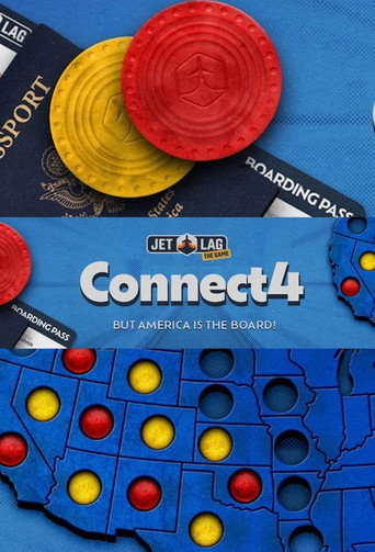 Jet Lag: The Game Connect 4 Across America poster