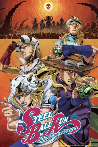 JoJo's Bizarre Adventure STEEL BALL RUN poster